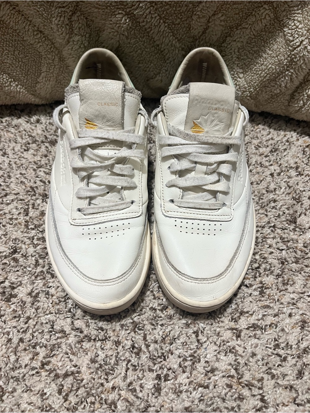 Reebok Club C Clean Chalk Light Sage Sneakers Women’s 7.5